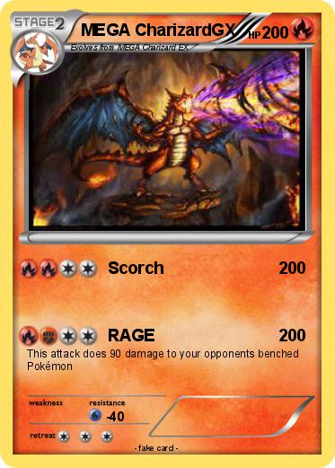 Pokemon MEGA CharizardGX