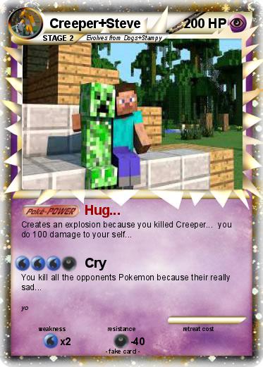 Pokemon Creeper+Steve