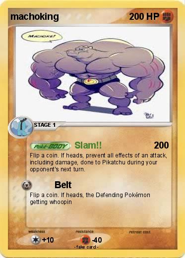 Pokemon machoking