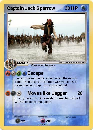 Pokemon Captain Jack Sparrow