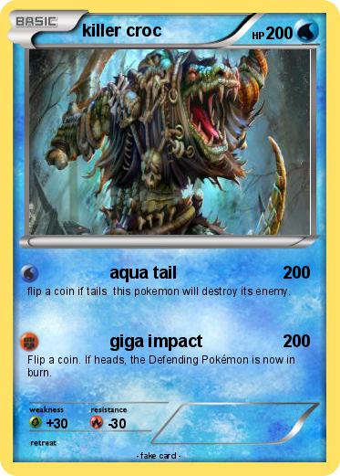 Pokemon killer croc