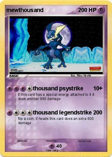 Pokemon mewthousand