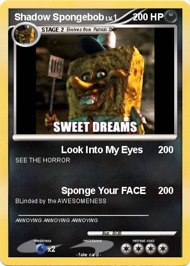 Pokemon Shadow Spongebob