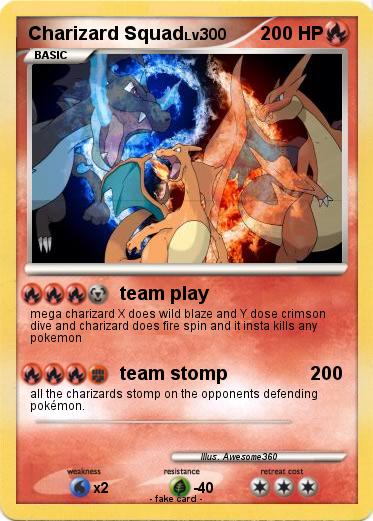 Pokemon Charizard Squad