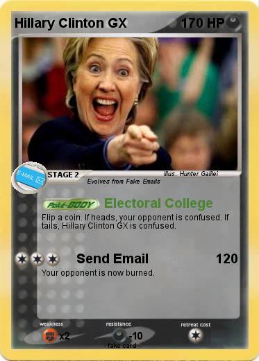 Pokemon Hillary Clinton GX