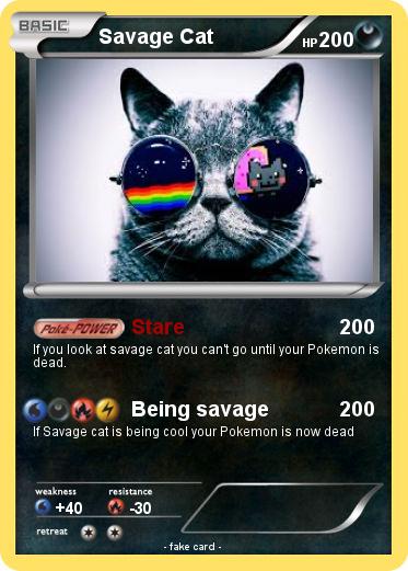 Pokemon Savage Cat