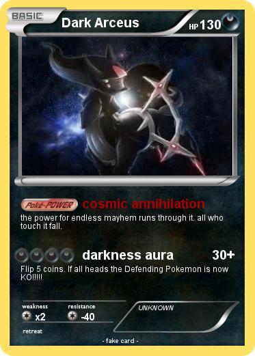 Pokemon Dark Arceus