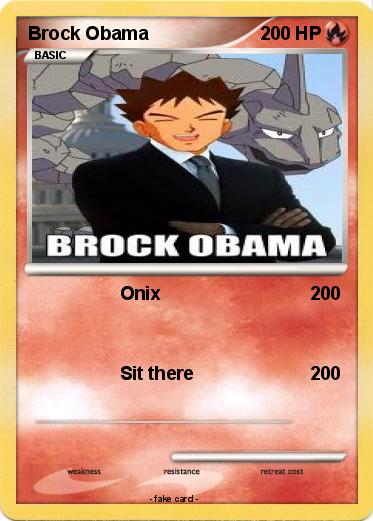 Pokemon Brock Obama