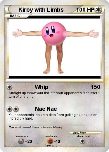 Pokemon Kirby with Limbs