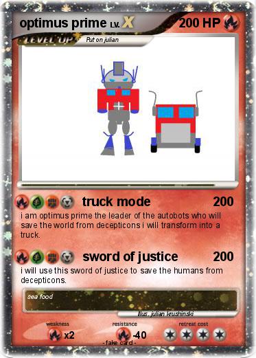 Pokemon optimus prime