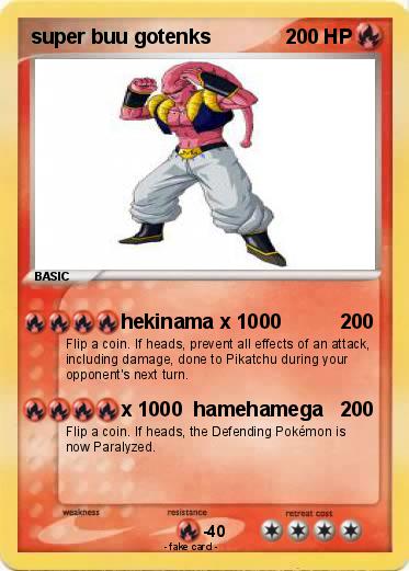 Pokemon super buu gotenks