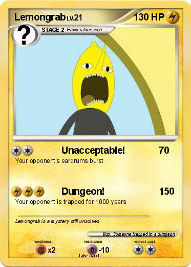 Pokemon Lemongrab