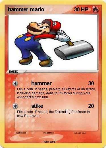 Pokemon hammer mario