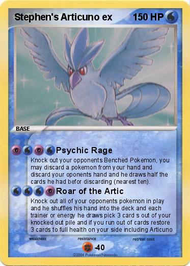 Pokemon Stephen's Articuno ex