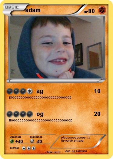 Pokemon adam