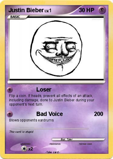 Pokemon Justin Bieber