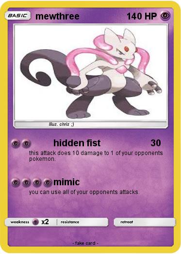 Pokemon mewthree