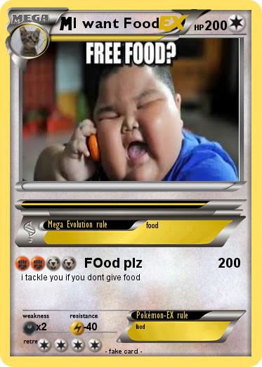 Pokemon I want Food