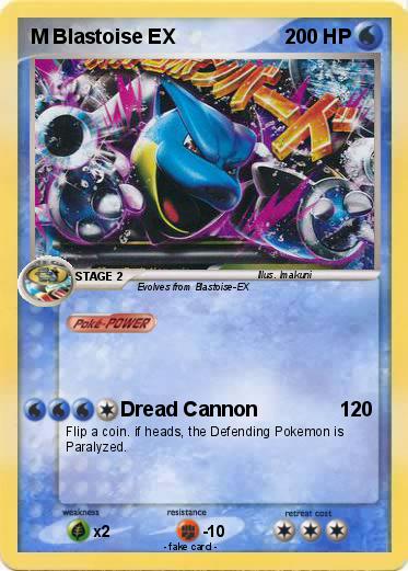 Pokemon M Blastoise EX