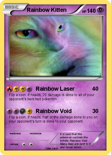 Pokemon Rainbow Kitten