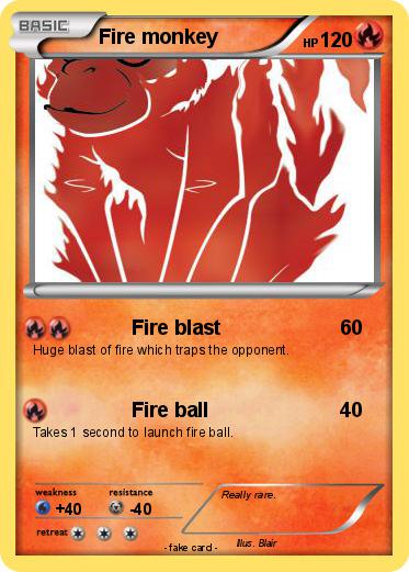 Pokemon Fire monkey