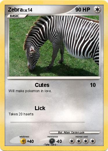Pokemon Zebra