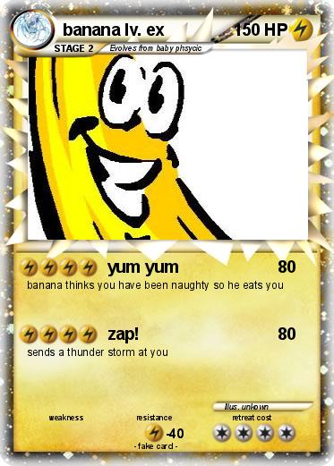 Pokemon banana lv. ex