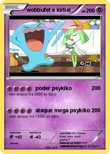Pokemon wobbufet e kirlia!