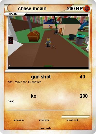 Pokemon chase mcain
