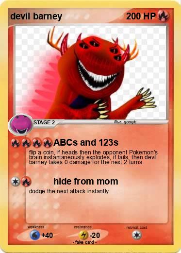 Pokemon devil barney