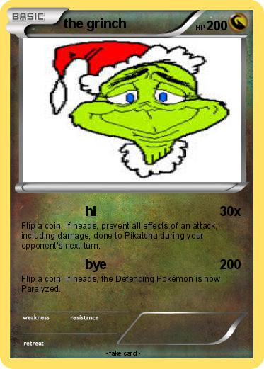 Pokemon the grinch