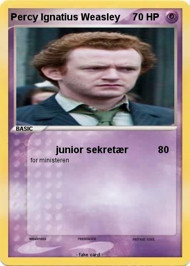 Pokemon Percy Ignatius Weasley