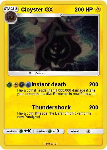 Pokemon Cloyster GX