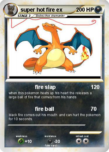 Pokemon super hot fire ex