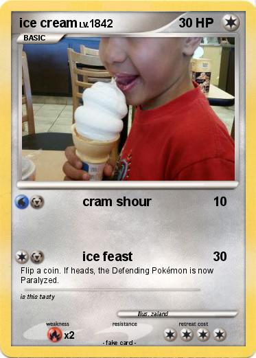 Pokemon ice cream