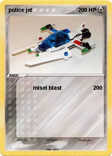 Pokemon police jet