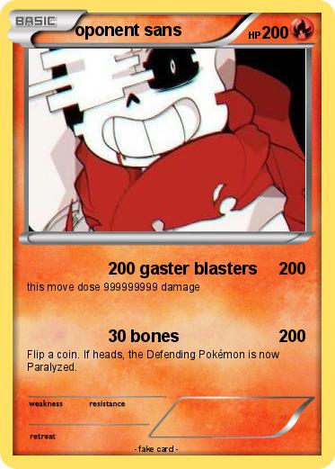 Pokemon oponent sans