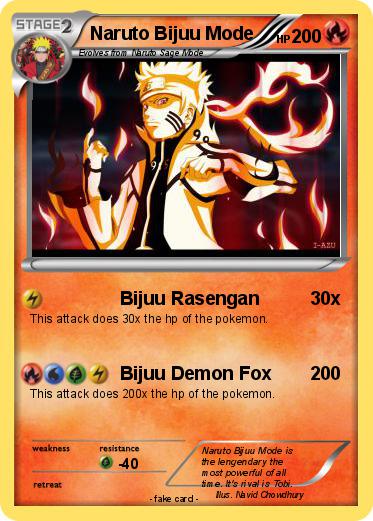 Pokemon Naruto Bijuu Mode