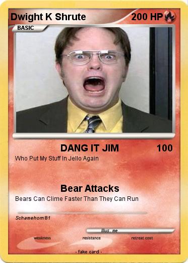 Pokemon Dwight K Shrute