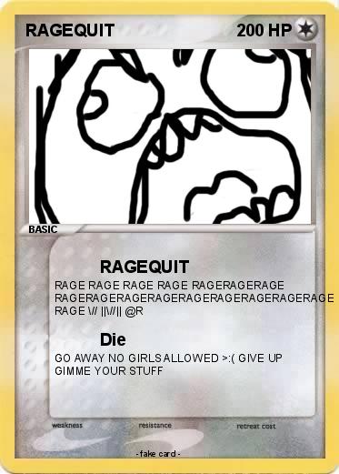 Pokemon RAGEQUIT