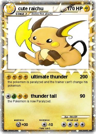 Pokemon cute raichu