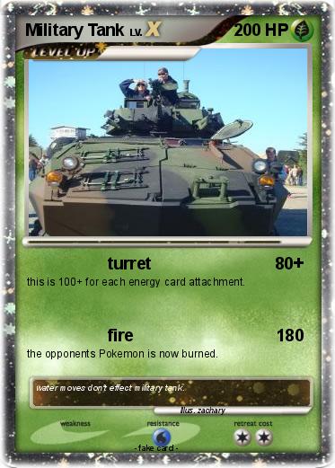 Pokemon Military Tank