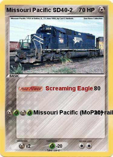 Pokemon Missouri Pacific SD40-2