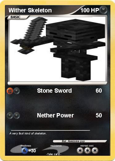 Pokemon Wither Skeleton