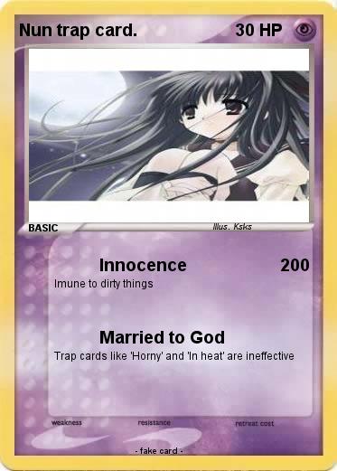 Pokemon Nun trap card.