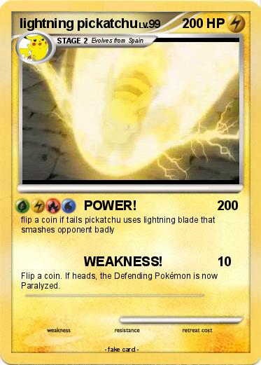 Pokemon lightning pickatchu