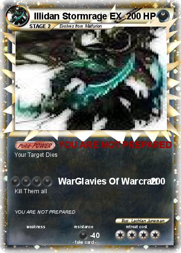 Pokemon Illidan Stormrage EX