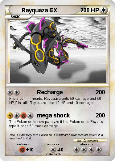 Pokemon Rayquaza EX