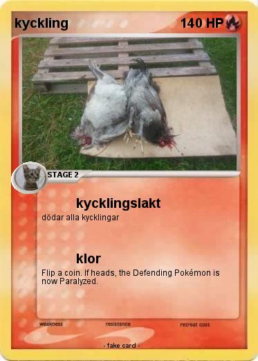 Pokemon kyckling