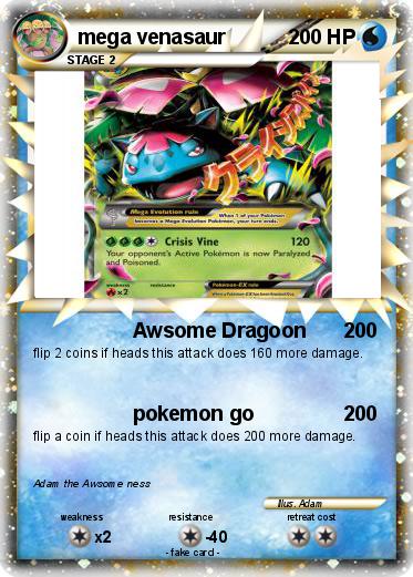 Pokemon mega venasaur